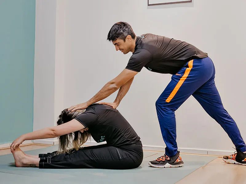 Treino personalizado na Clínica CuidArt